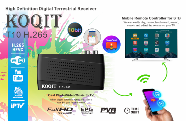 KOQIT T10 H.265 Archives - Set Top Box Manufacturer Designer Koqit ...